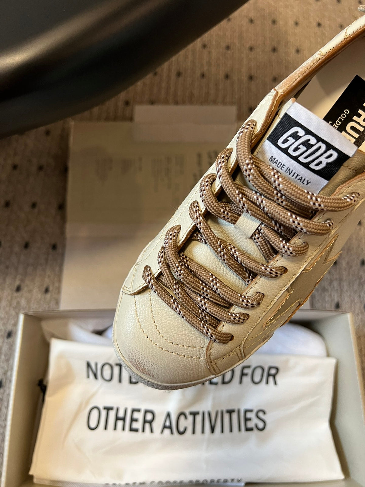 Golden Goose Vintage Distressed Sneakers #174
