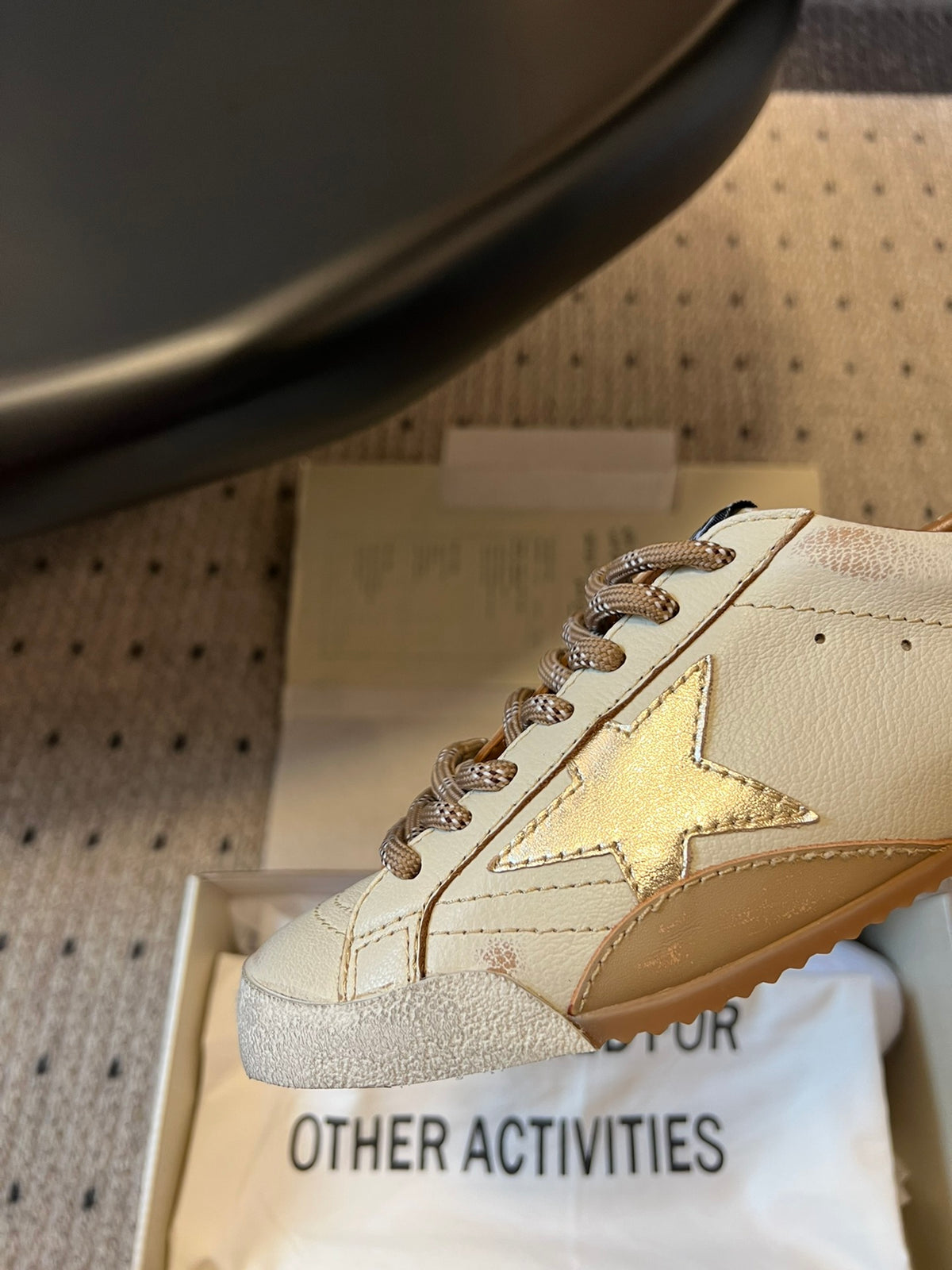 Golden Goose Vintage Distressed Sneakers #174