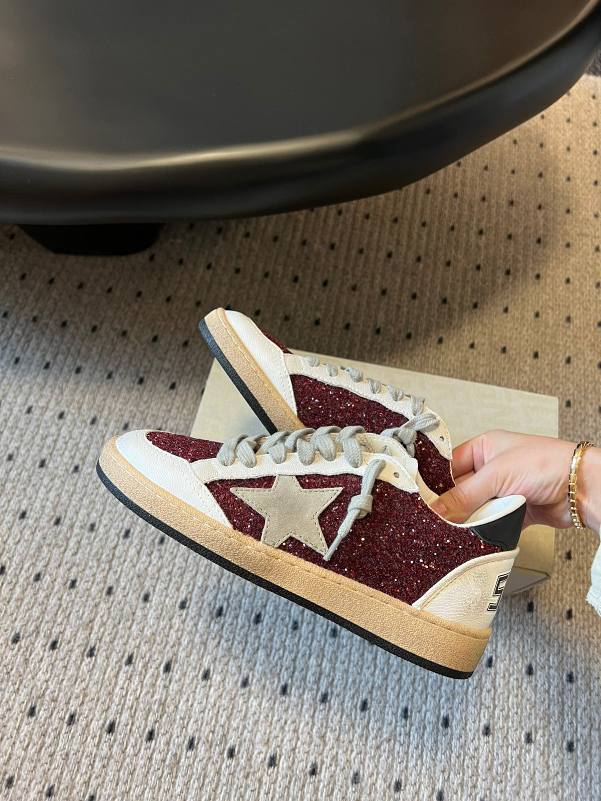 Golden Goose Vintage Distressed Sneakers #215