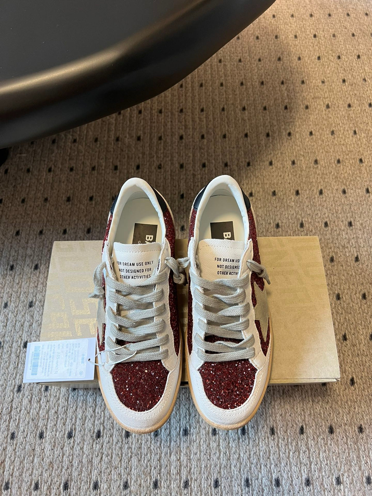 Golden Goose Vintage Distressed Sneakers #215