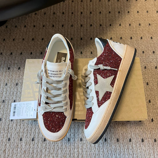 Golden Goose Vintage Distressed Sneakers #215