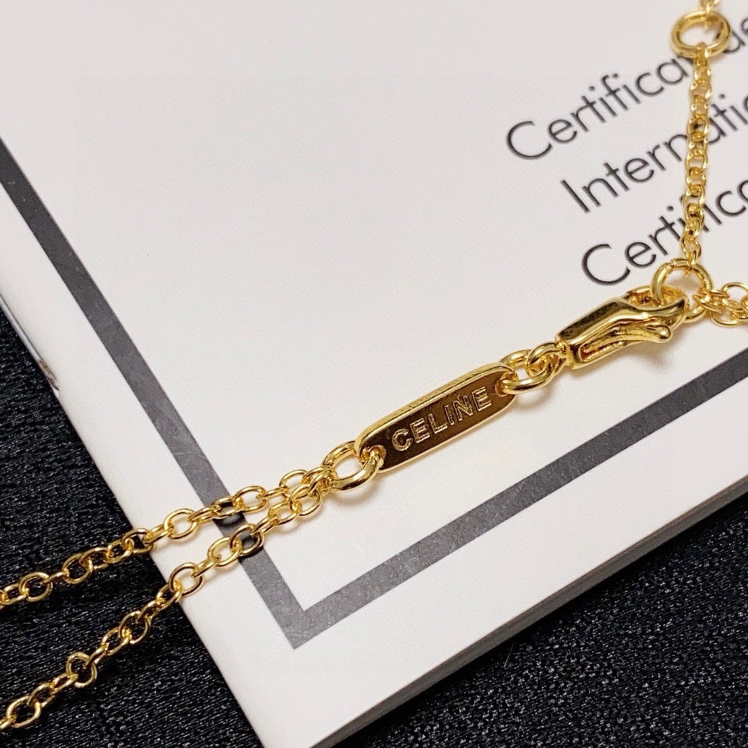 CELINE Pearl Triomphe Necklace