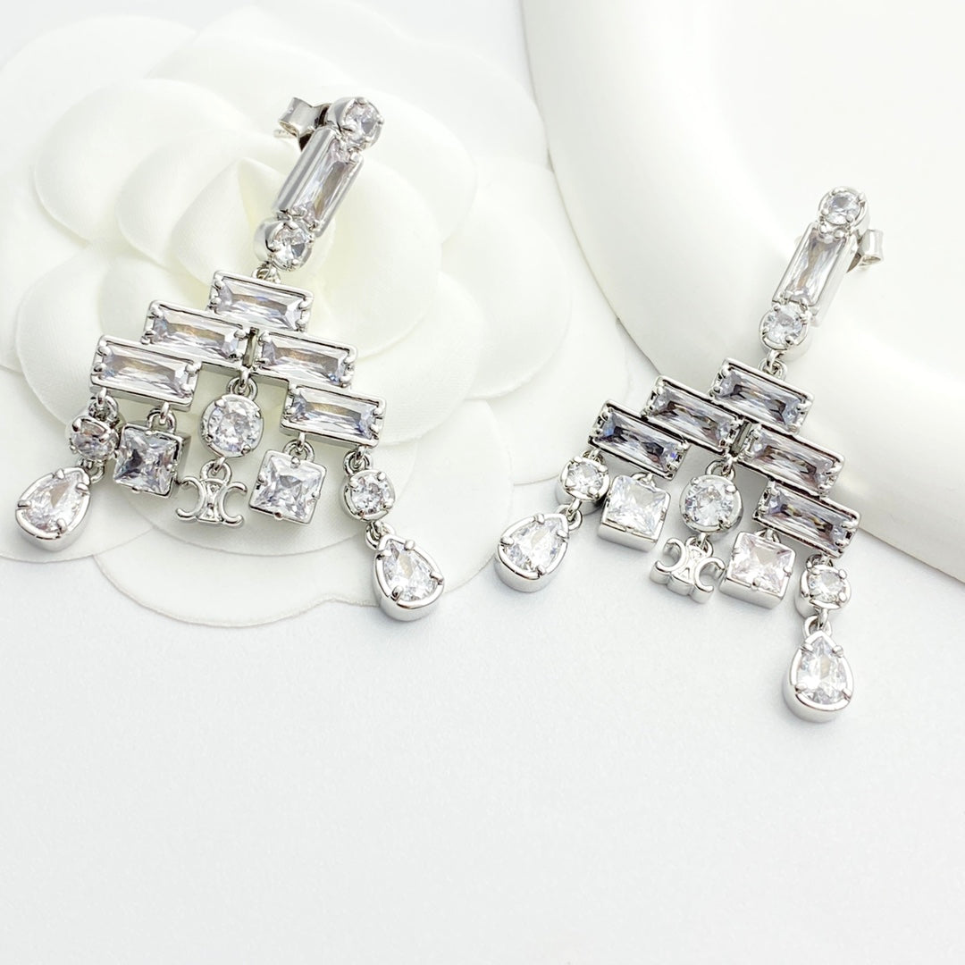 CELINE Crystal Earrings