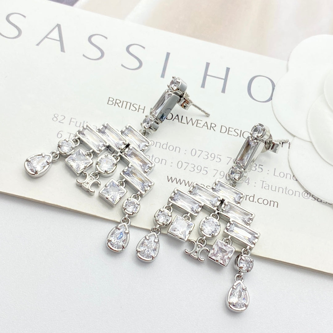 CELINE Crystal Earrings