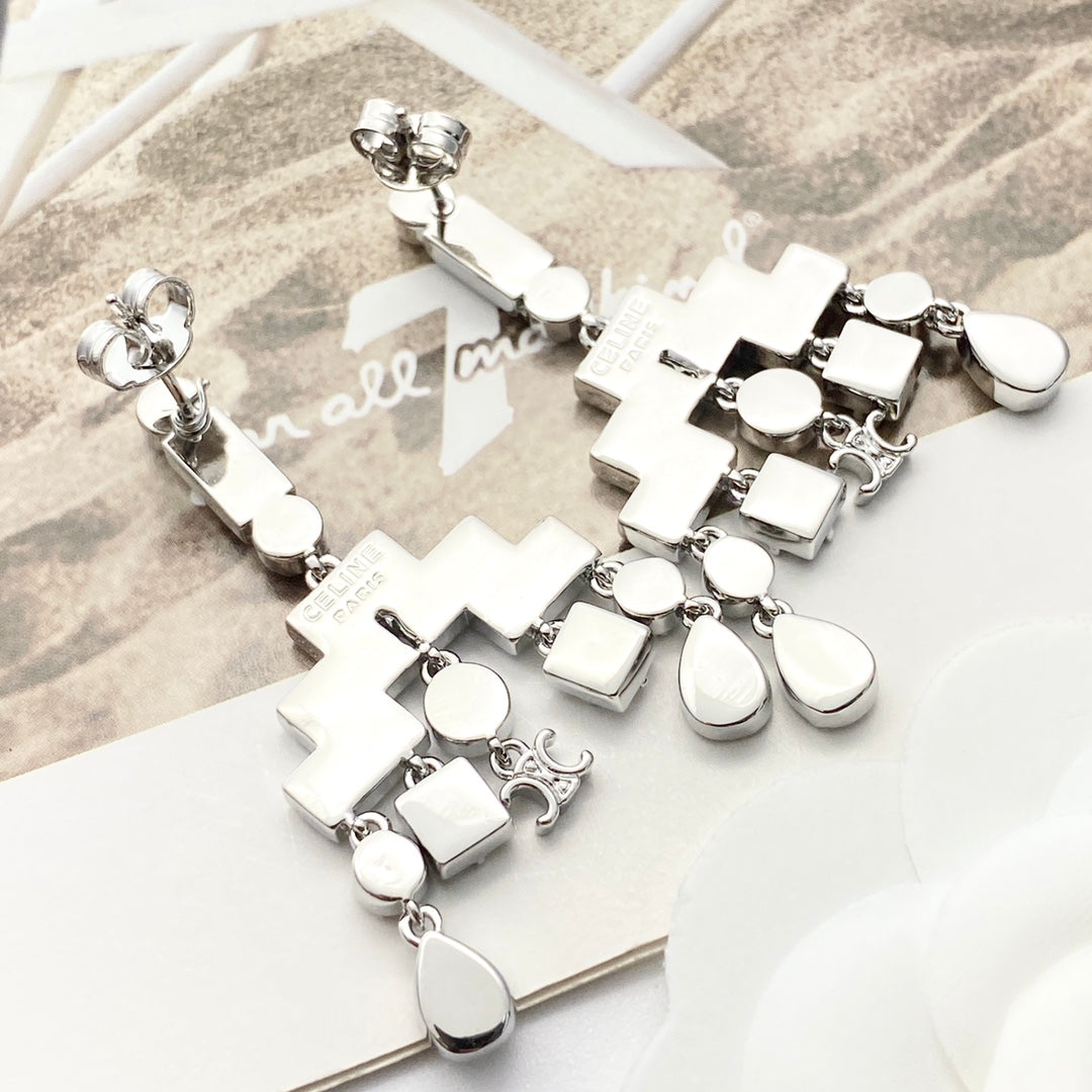 CELINE Crystal Earrings