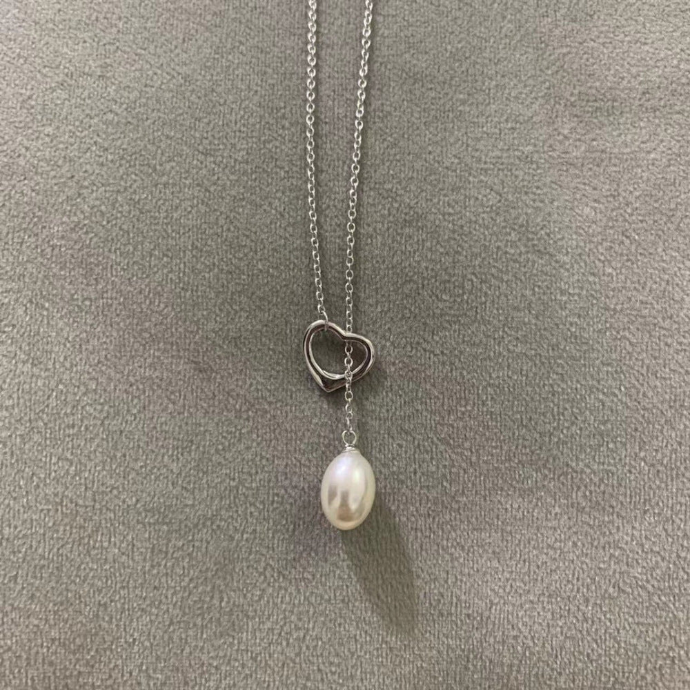 Tiffany & Co. Pearl Heart Necklace