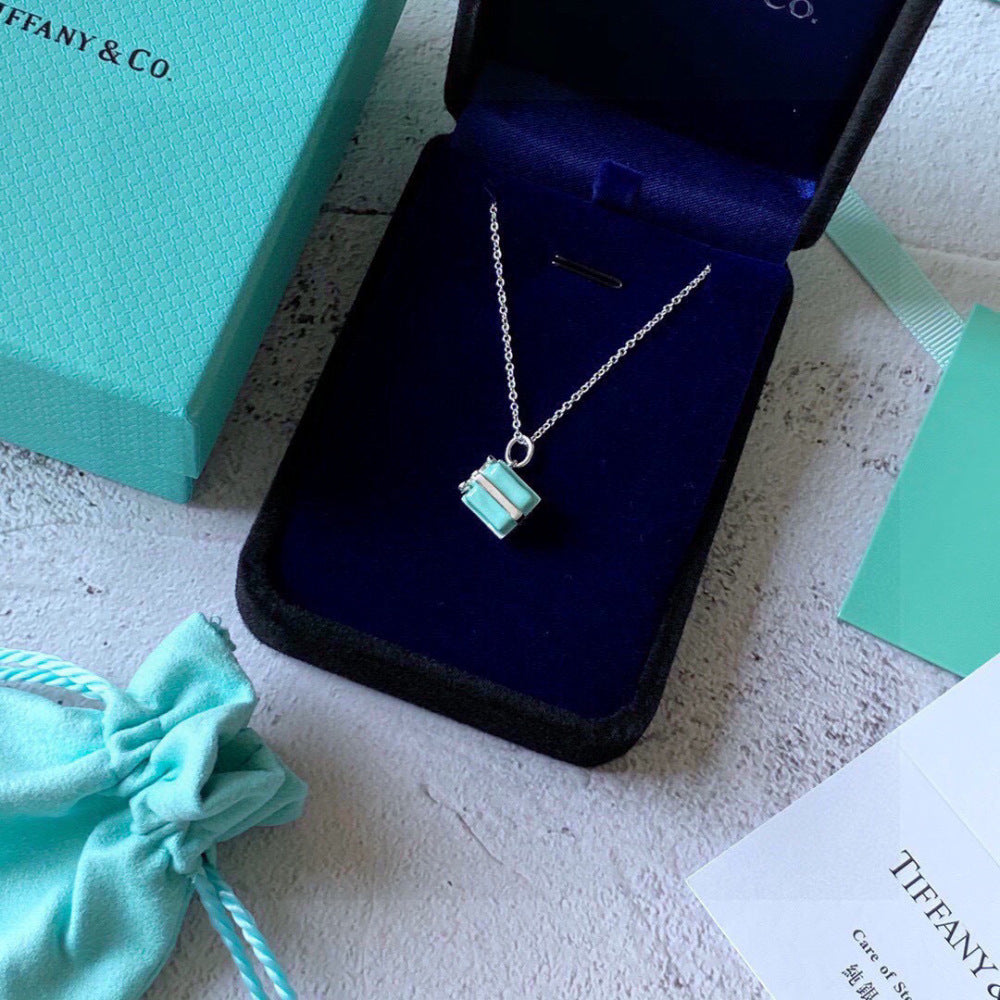 Tiffany & Co. 925 Silver Enamel Necklace