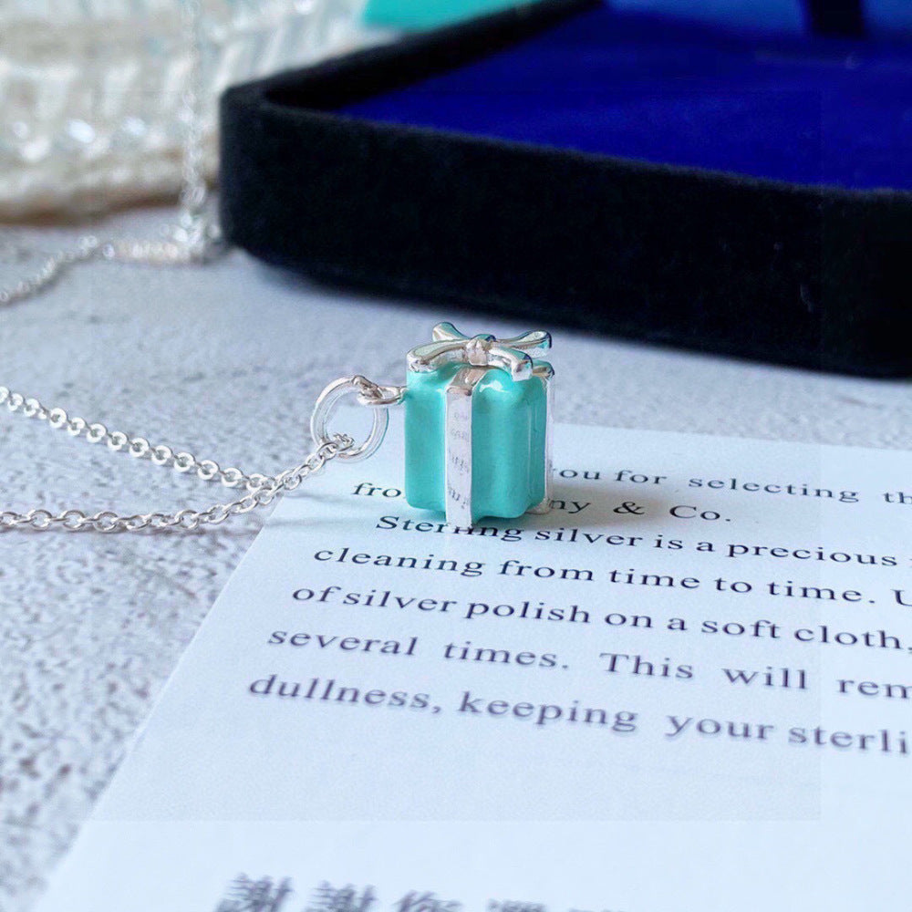 Tiffany & Co. 925 Silver Enamel Necklace