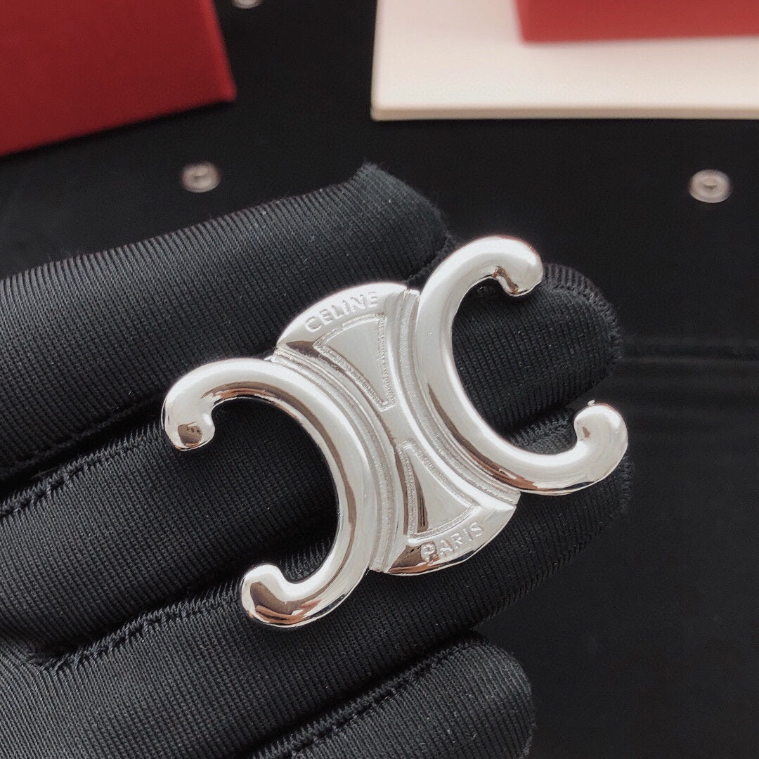 CELINE Brass Triomphe Brooch