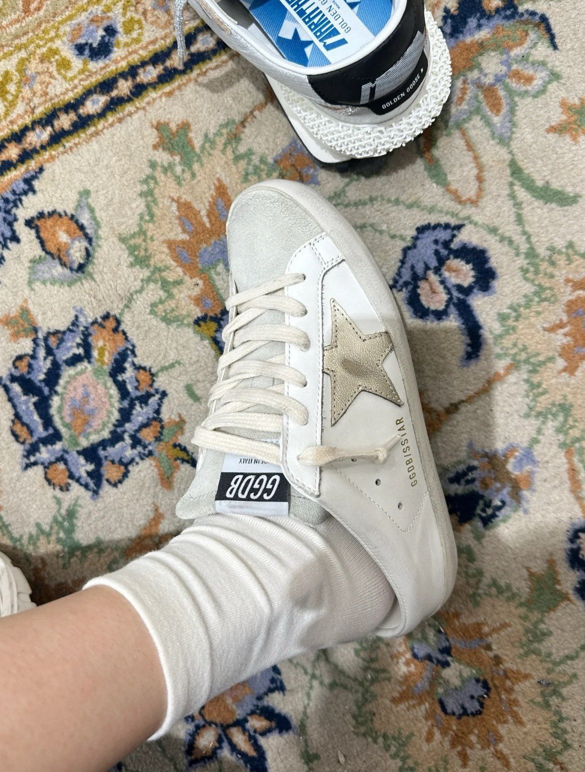 Golden Goose Vintage Distressed Sneakers #090