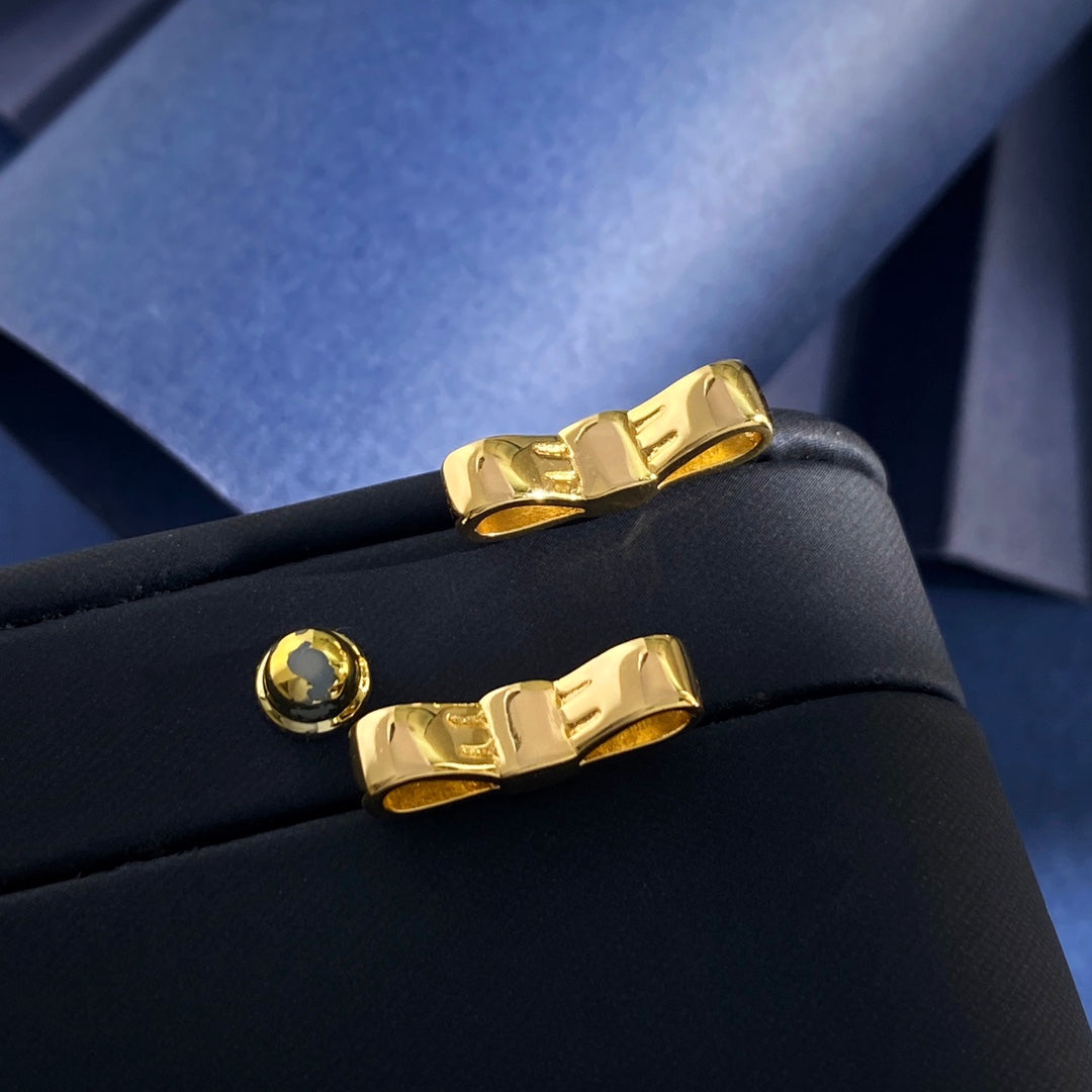 PRADA Brass Earrings