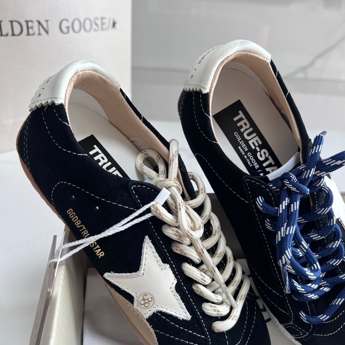 Golden Goose Vintage Distressed Sneakers #142