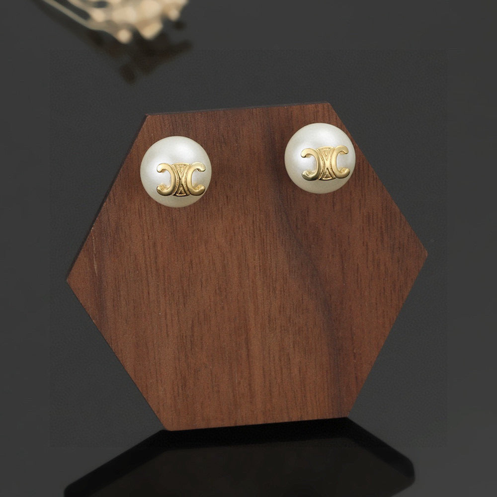 CELINE Pearl Earrings