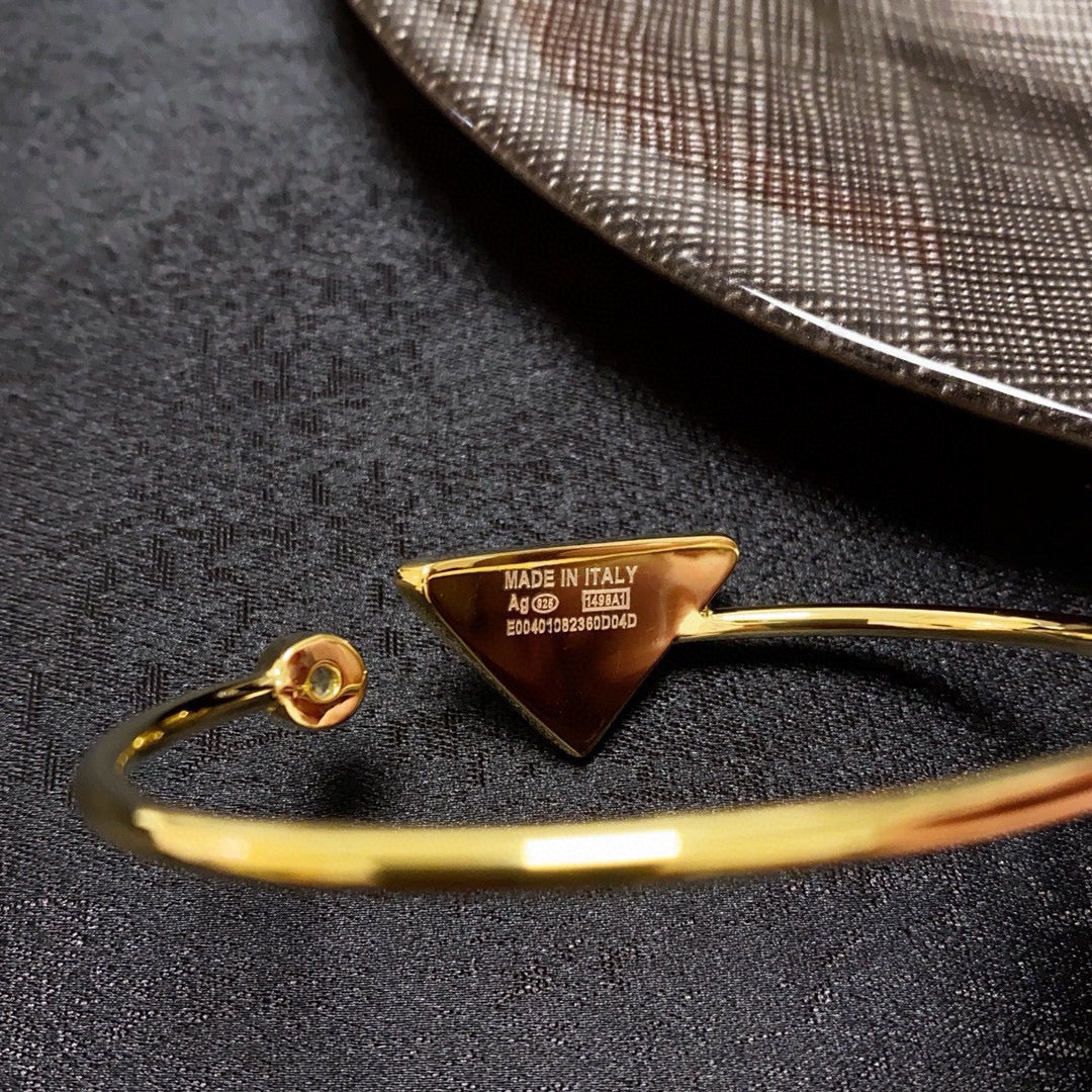 PRADA Stainless Steel Vintage Bracelet