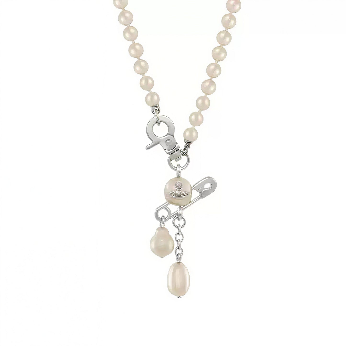 Pin-Style Necklace