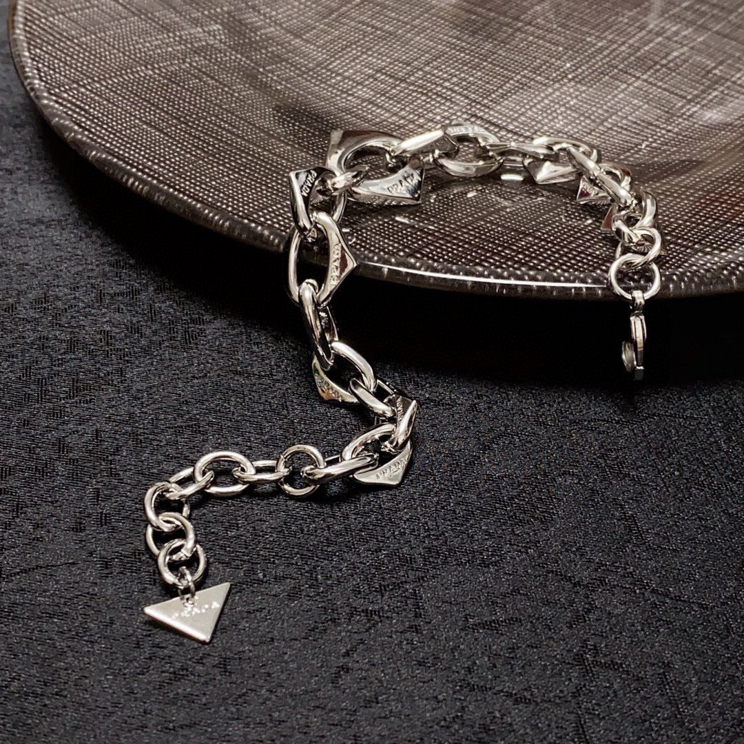 PRADA Logo Detail Bracelet