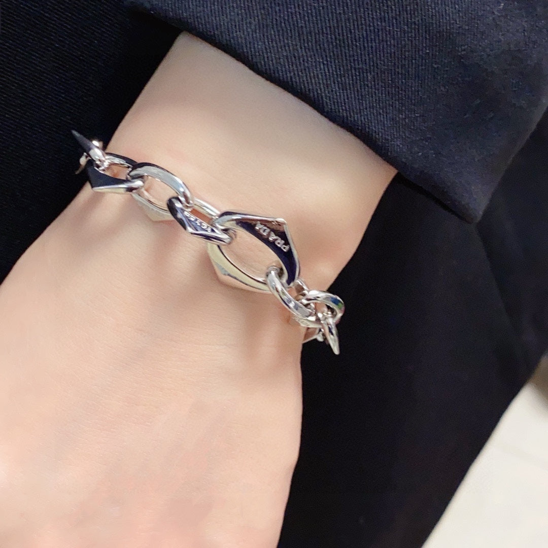 PRADA Logo Detail Bracelet