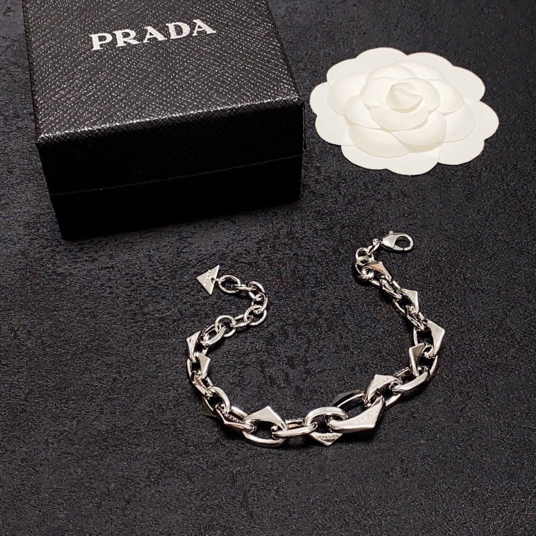 PRADA Logo Detail Bracelet
