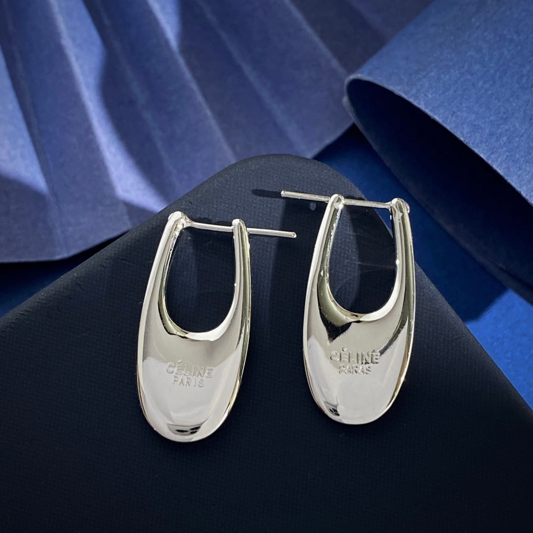 CELINE Brass Earrings