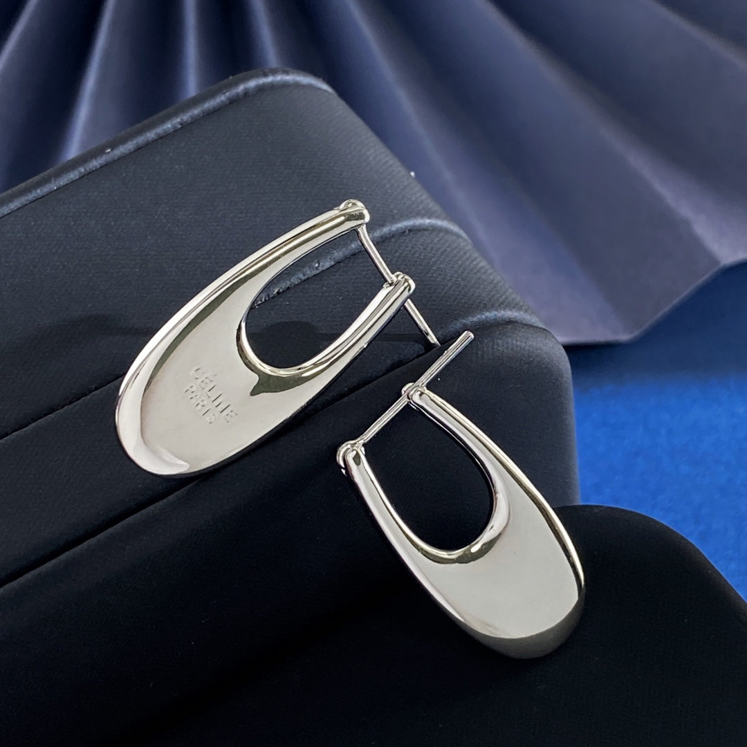 CELINE Brass Earrings