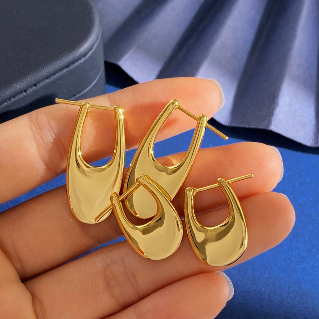 CELINE Brass Earrings