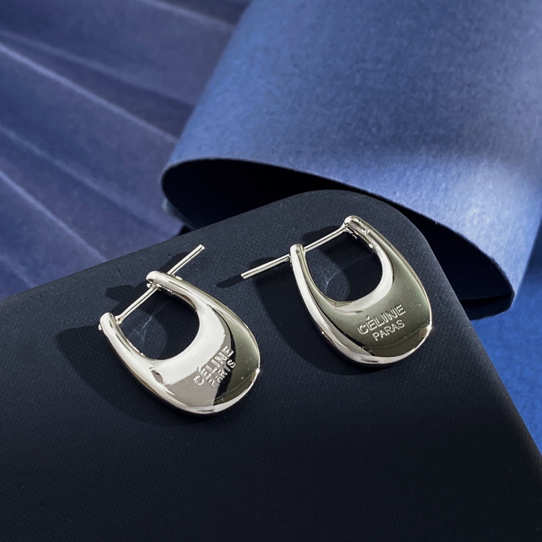 CELINE Brass Earrings