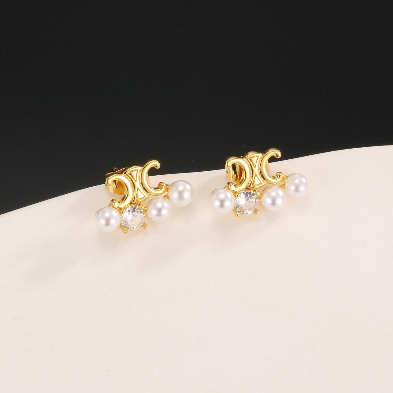 CELINE Pearl Vintage Earrings