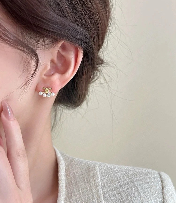 CELINE Pearl Vintage Earrings