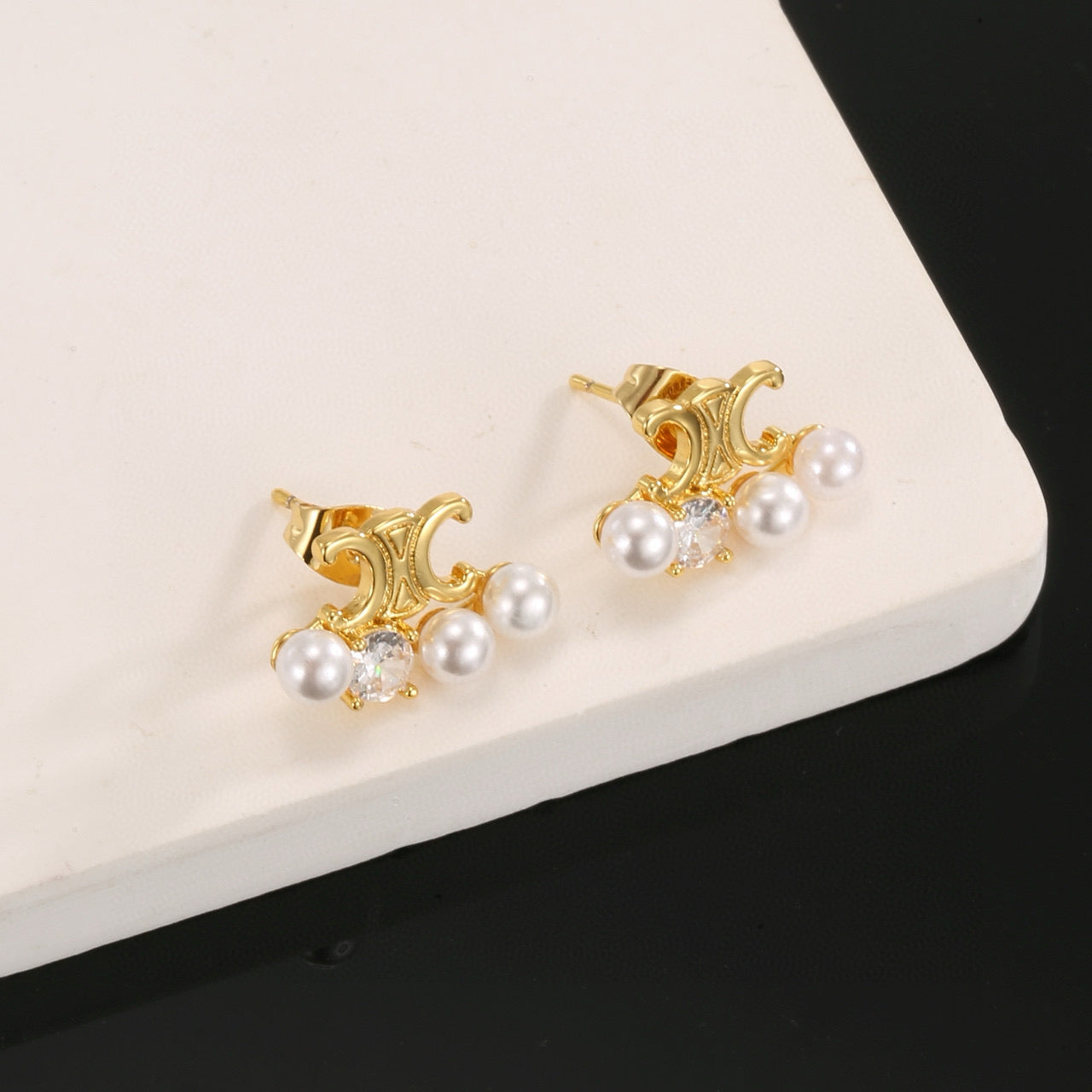 CELINE Pearl Vintage Earrings