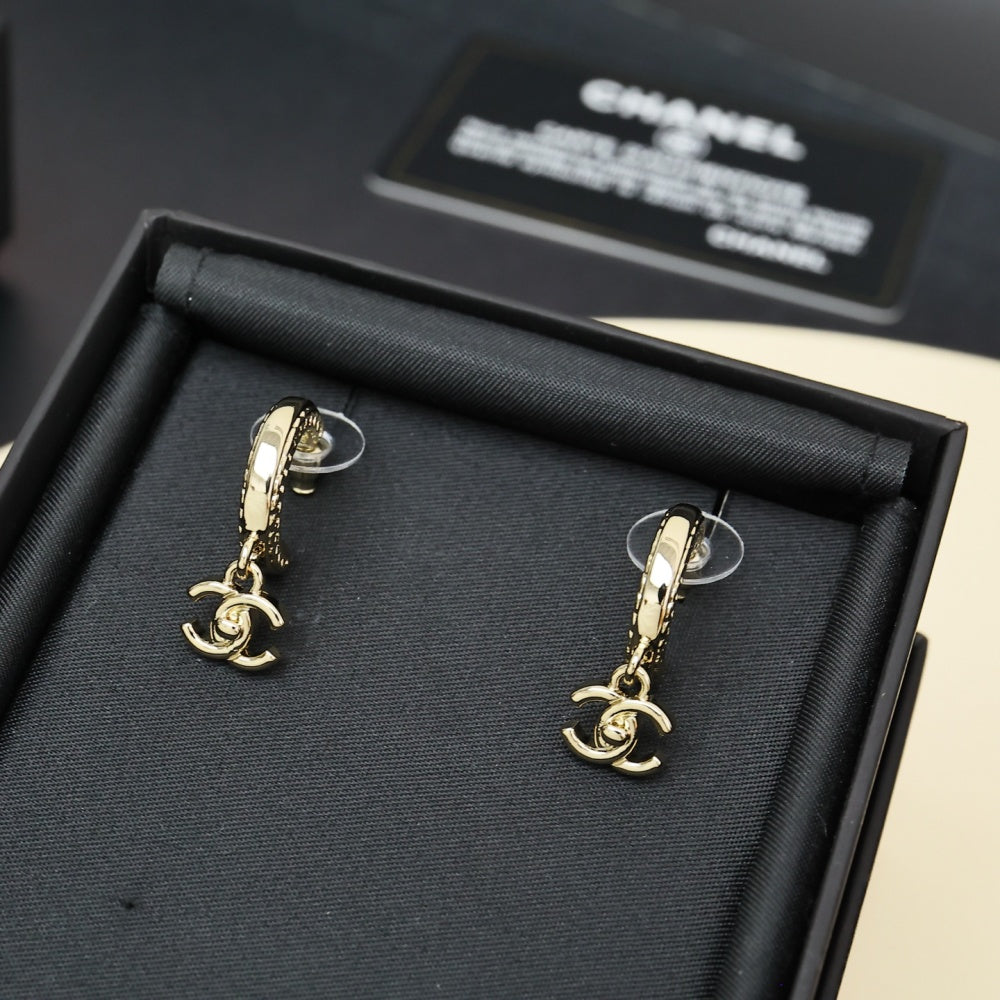 Chanel Double C Earrings