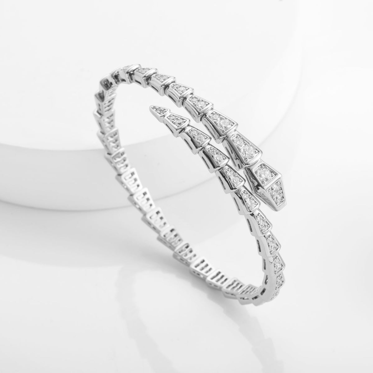 BVLGARI Embellished Snake Chain Bracelet