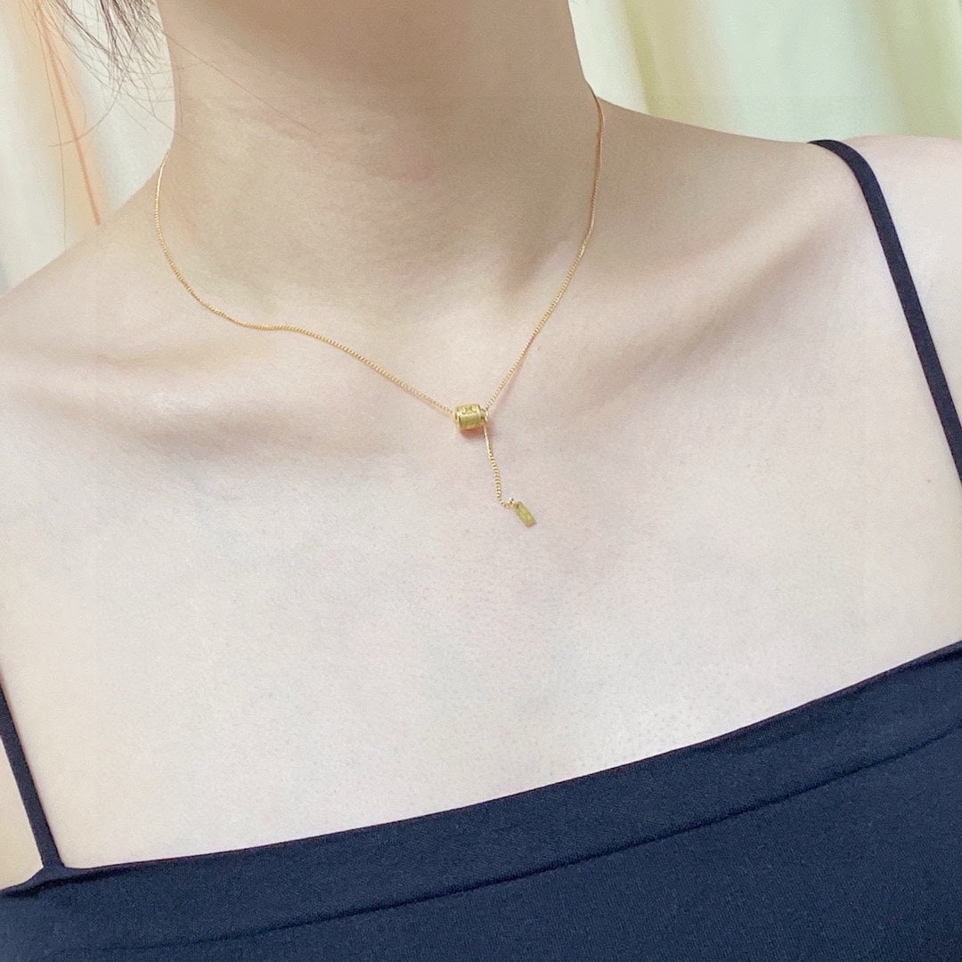 CELINE Gold-Plated Stainless Steel Necklace