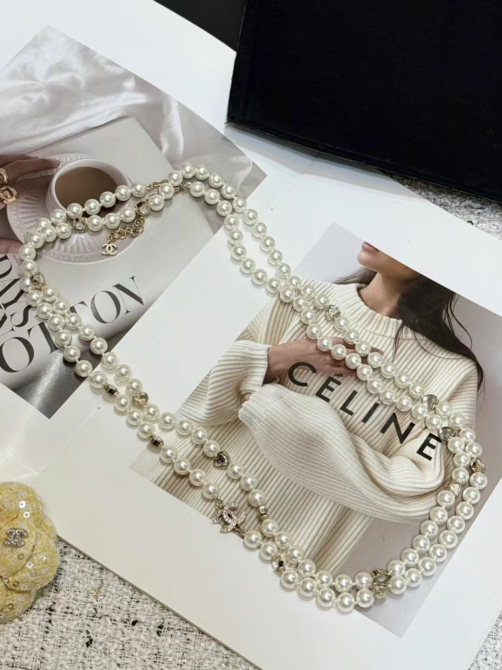 Chanel Natural Pearl Pearl Necklace