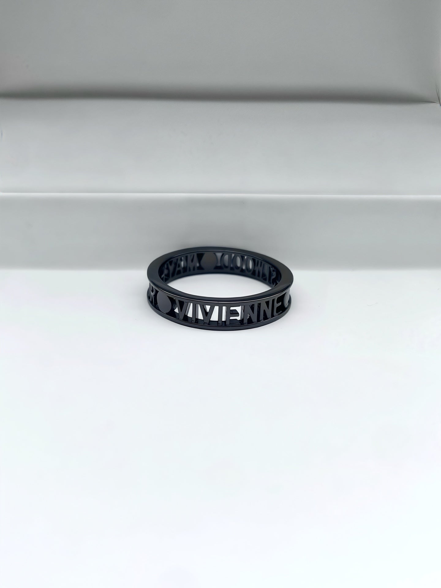 Openwork Letter Ring