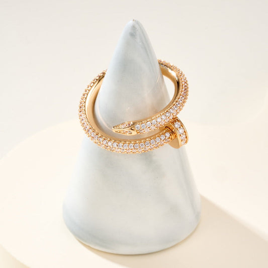 Cartier Pavé Diamond "Nail" Ring