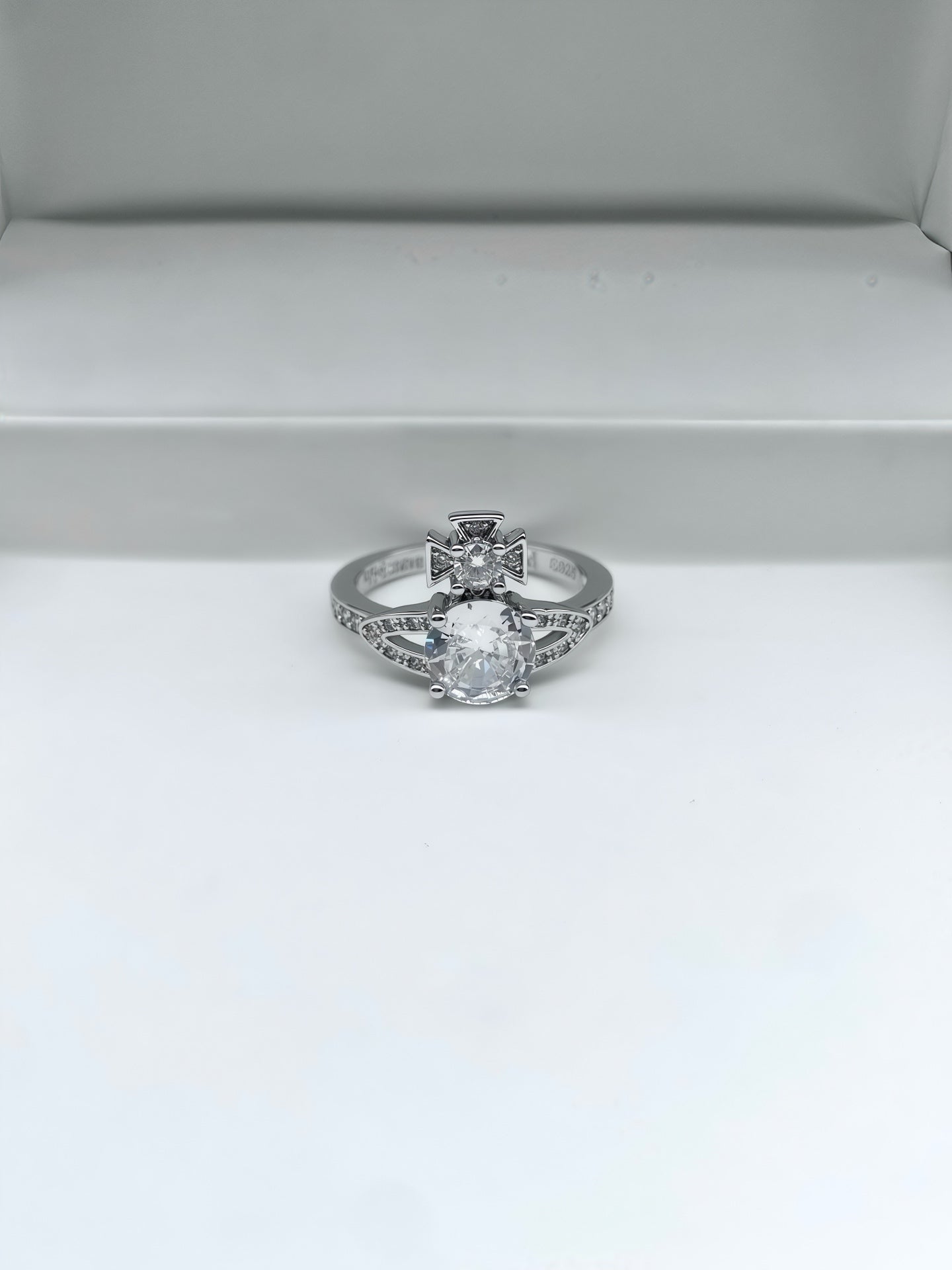 Rhinestone Planet Ring