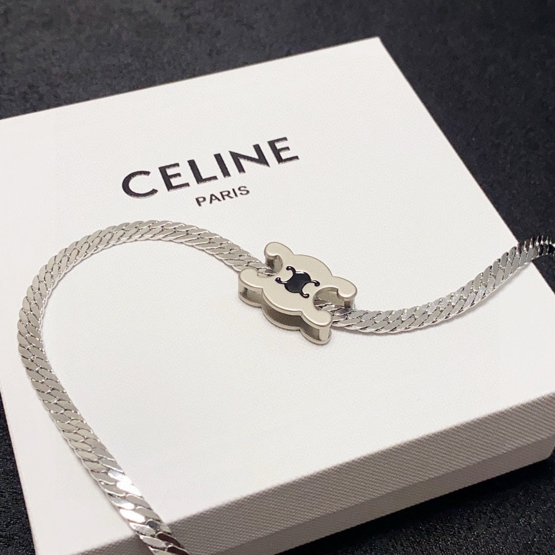 CELINE Gold-Plated Stainless Steel Necklace