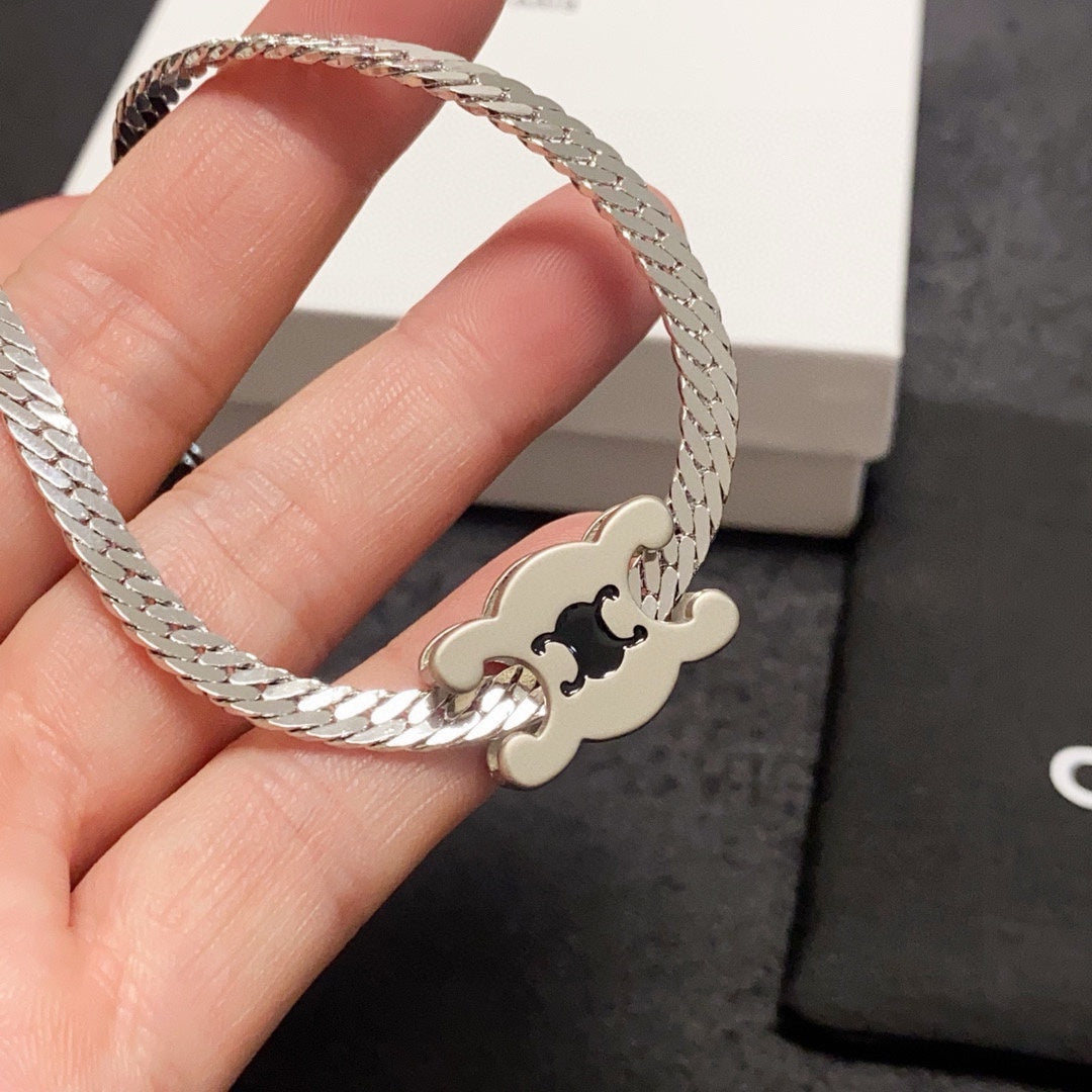 CELINE Gold-Plated Stainless Steel Necklace