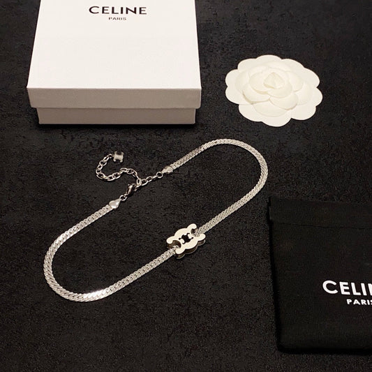 CELINE Gold-Plated Stainless Steel Necklace