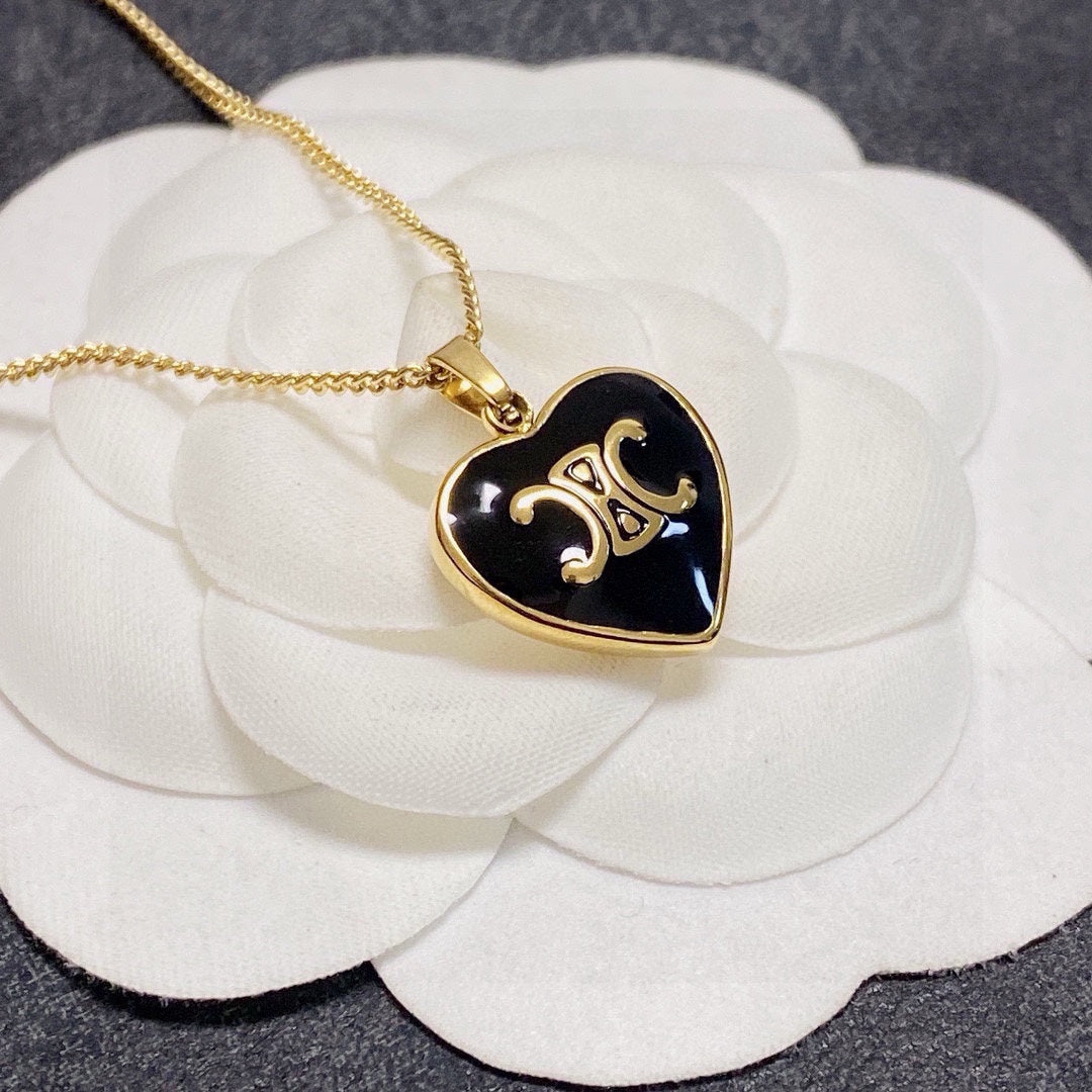 CELINE Gold-Plated Stainless Steel Necklace