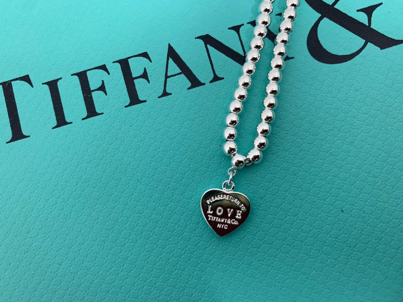 Tiffany & Co. 925 Silver Heart Bracelet
