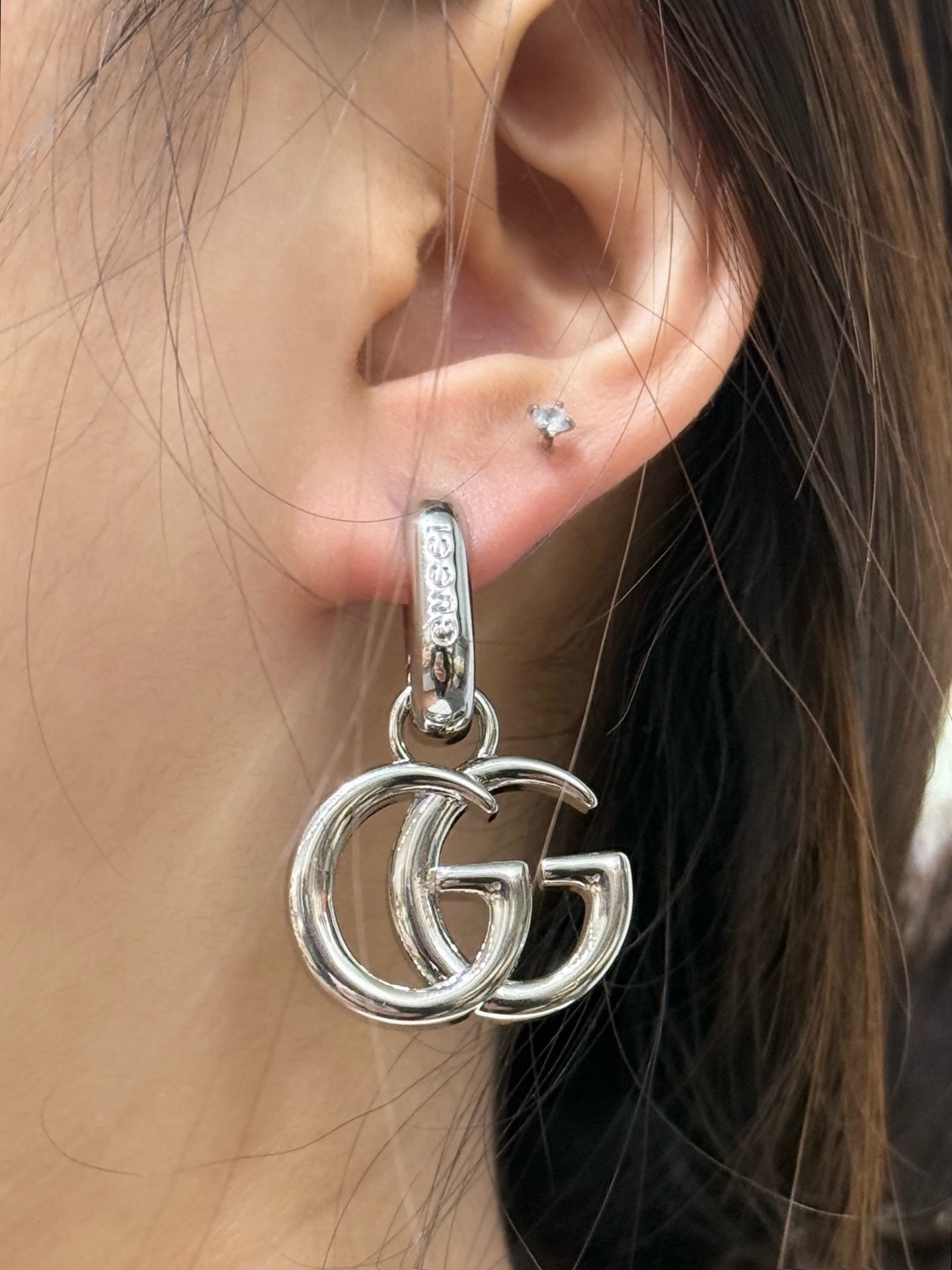 Gucci Brass Vintage Earrings