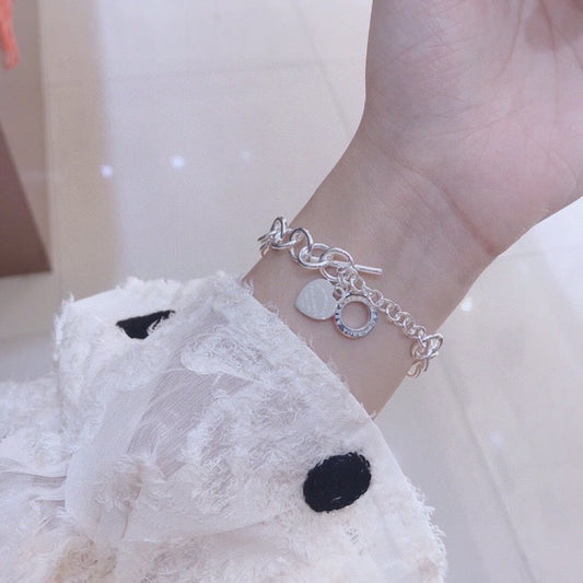 Tiffany & Co. Heart T Motif Bracelet