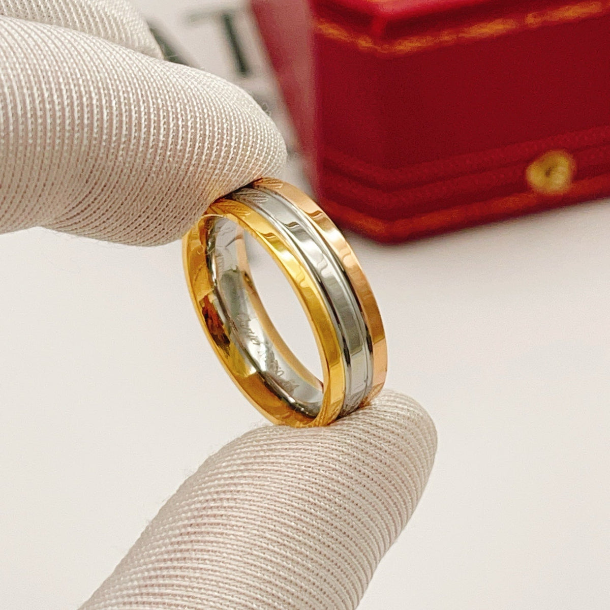 Cartier Tri-Color Ring