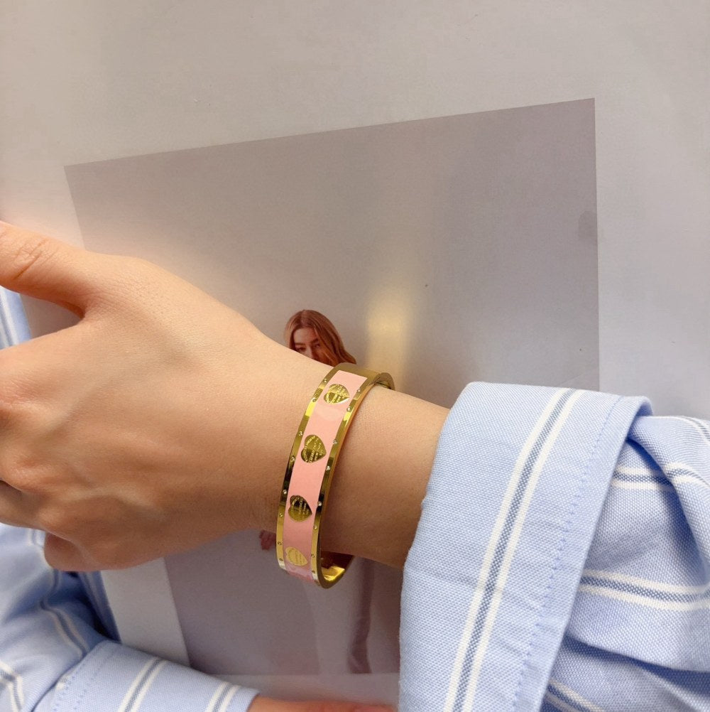 Tiffany & Co. Gold-Plated Crystal Bracelet
