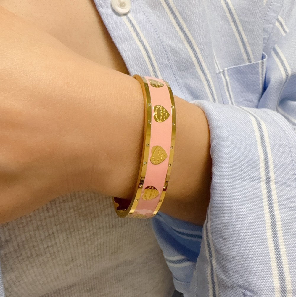 Tiffany & Co. Gold-Plated Crystal Bracelet