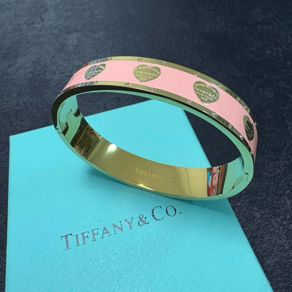 Tiffany & Co. Gold-Plated Crystal Bracelet