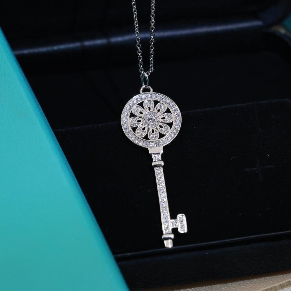 Tiffany & Co. Key Motif Necklace