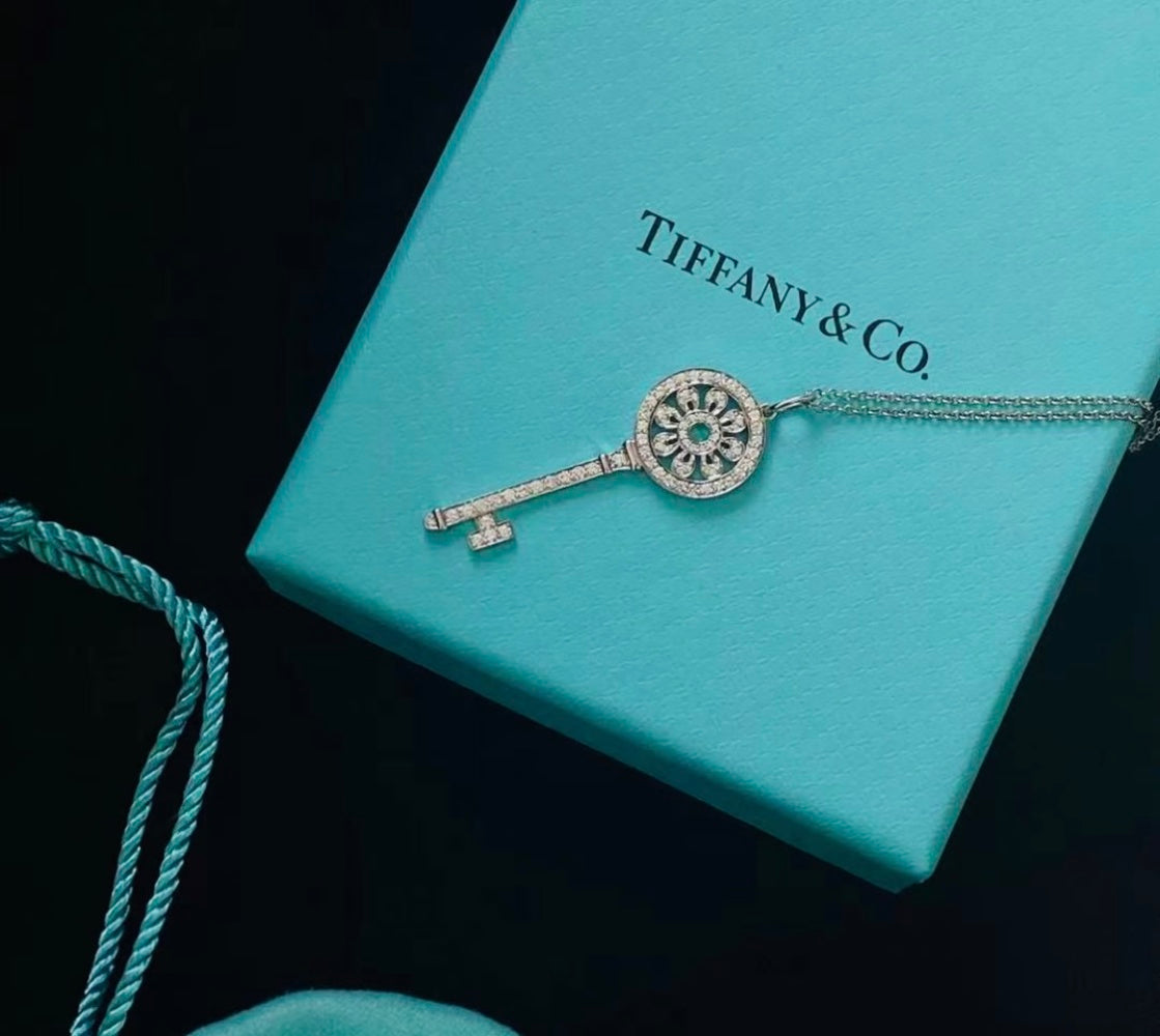 Tiffany & Co. Key Motif Necklace
