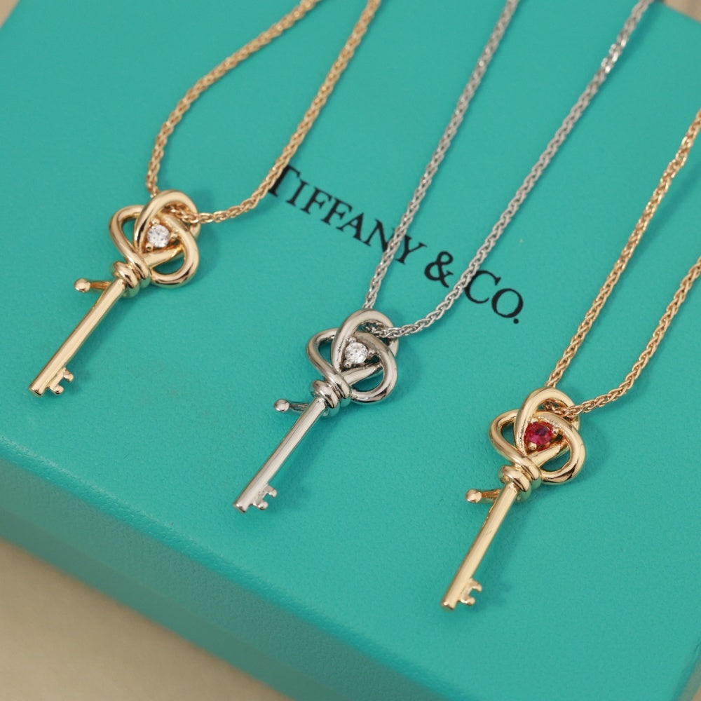 Tiffany & Co. Key Motif Necklace